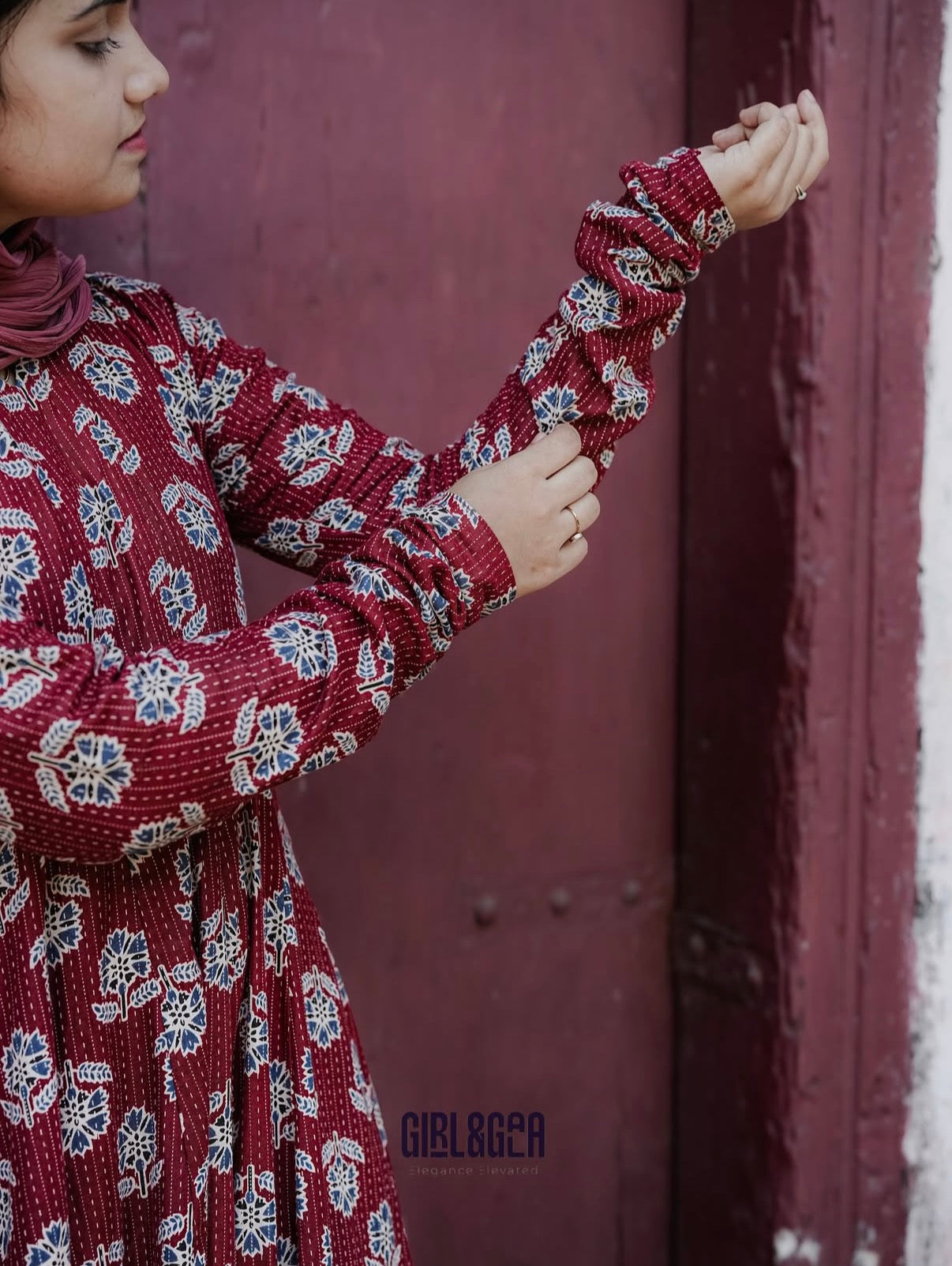 Aurelia Panel – Maroon